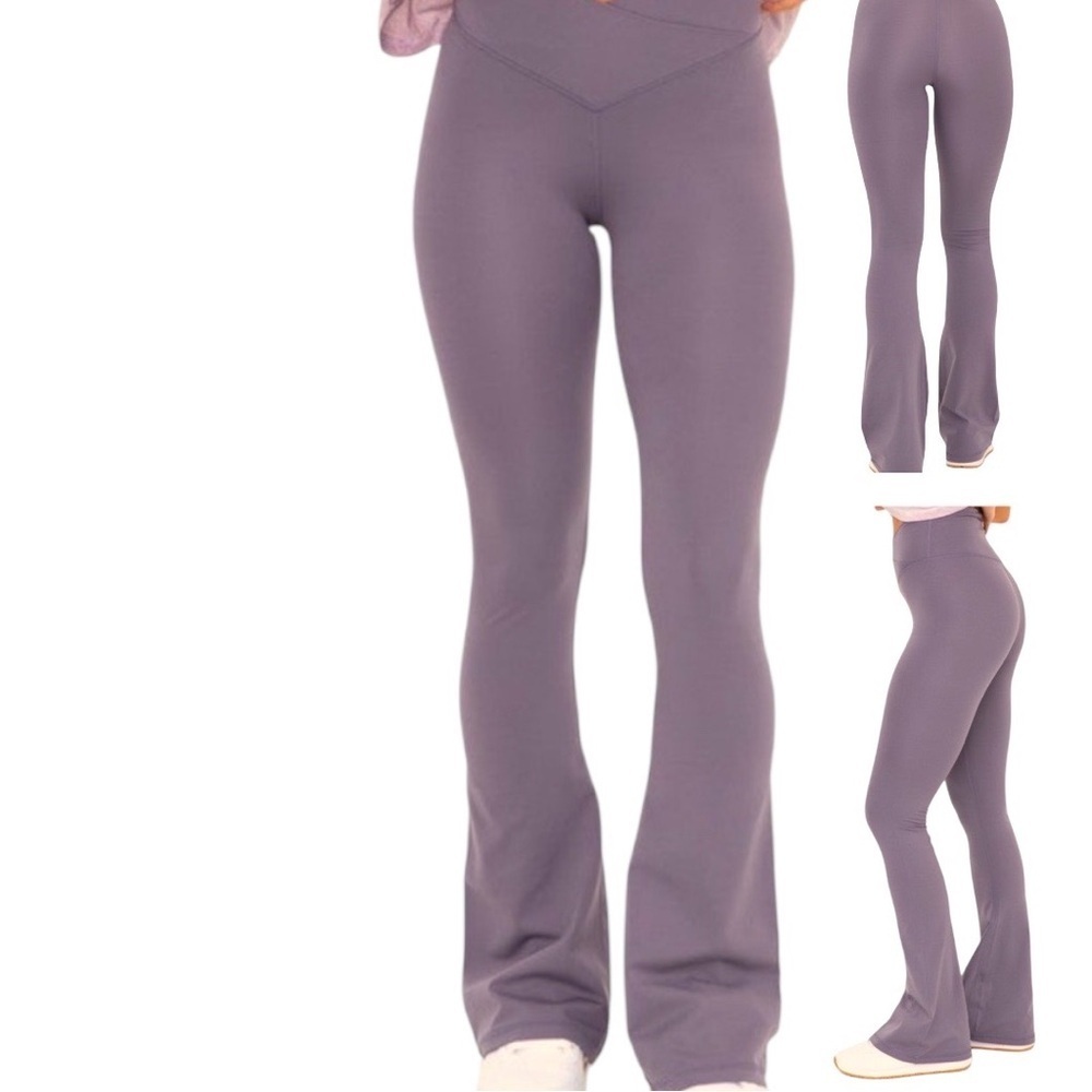 TOPYOGAS Crossover High Waist Yoga Flare Pants Women’s small